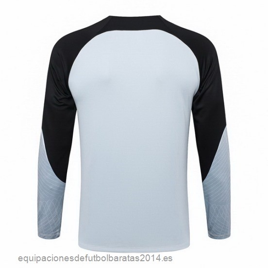 Nuevo Sudadera Entrenamiento Barcelona 23/24 Gris Rojo Azul Baratas